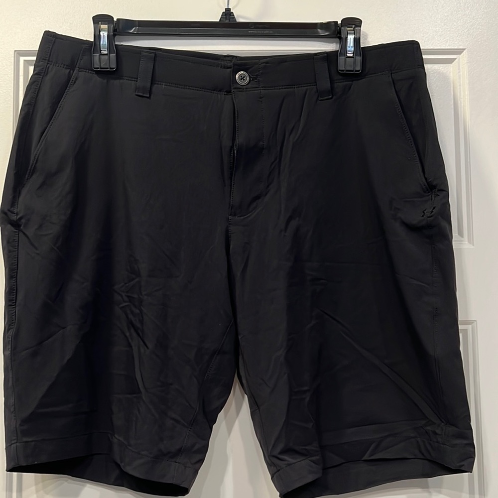 Under Armour black dress shorts